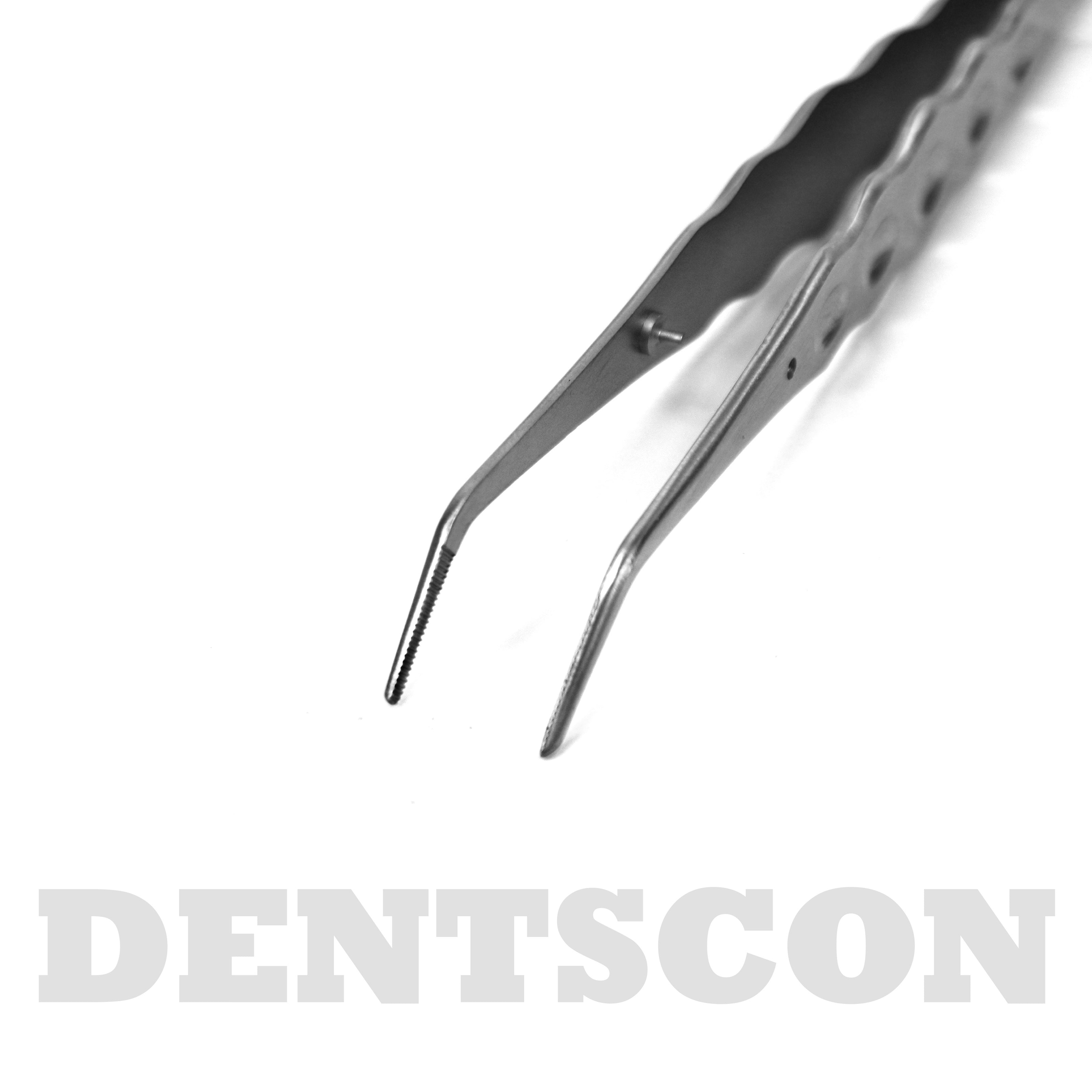 Tissue, Cotton & Dressing Pliers-London College Pliers-Black Titanium (Signature Series)
