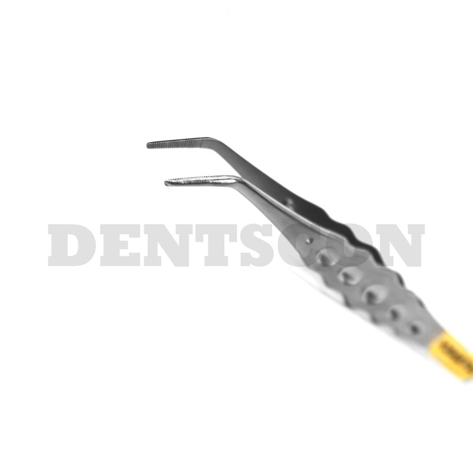 Tissue, Cotton & Dressing Pliers-London College Pliers-Black Titanium (Signature Series)