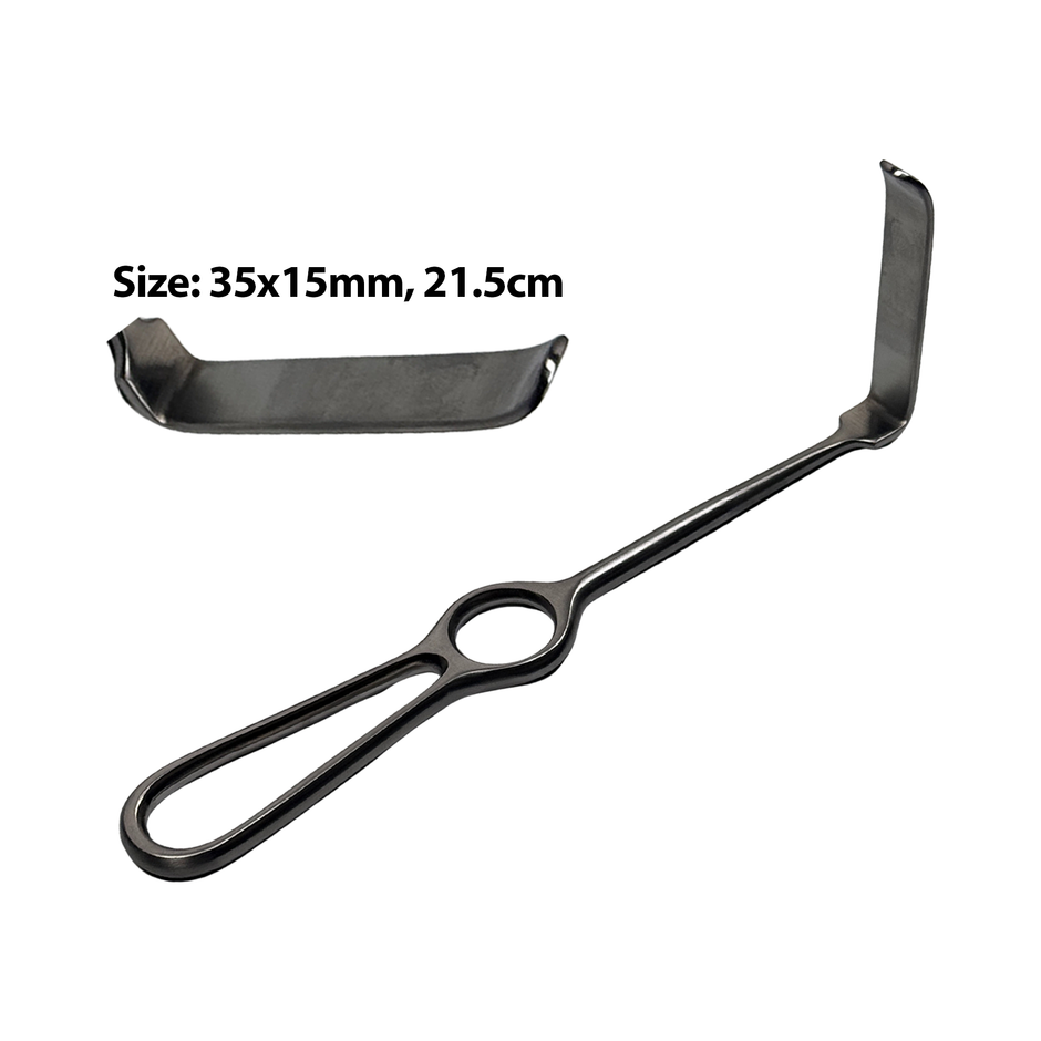 Kocher Langenbeck Retractor (35x15mm, 21.5cm)